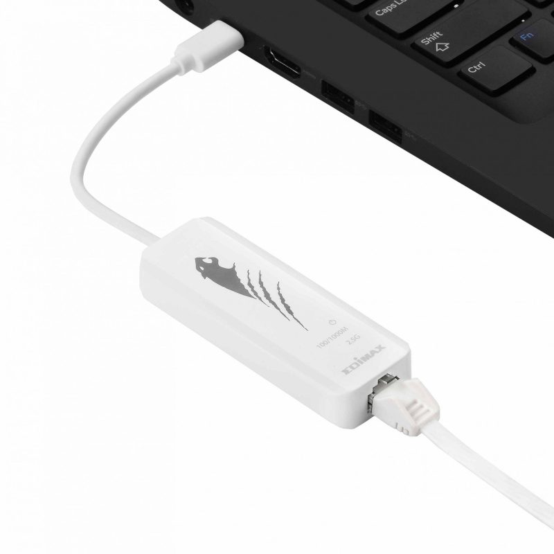 Мрежова карта EDIMAX EU-4307, USB-C, 2.5 Gigabit Ethernet, Бял - Image 5