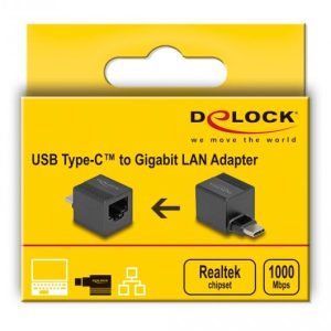 Адаптер DeLock 66462, Type-C - Gigabit LAN, mini - Image 4