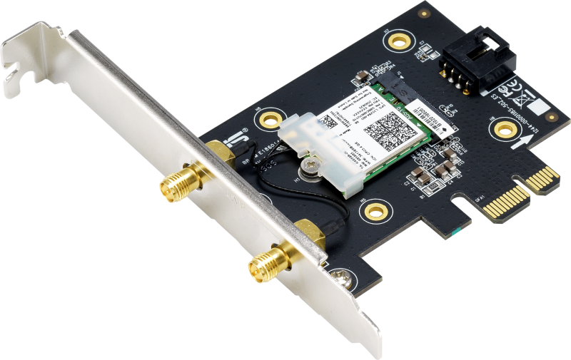Адаптер ASUS PCE-AX3000, AX3000 Dual Band PCI-E, WiFi 6 (802.11ax) - Image 3