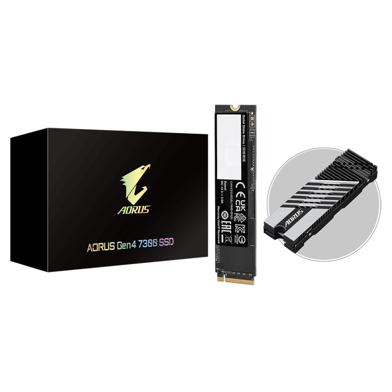 SSD Gigabyte AORUS 7300, 2TB, NVMe, PCIe Gen4 SSD - Image 4