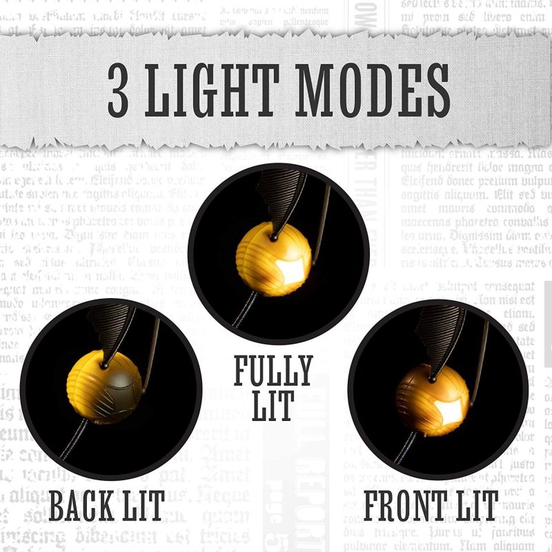 Статуетка Paladone Harry Potter - Golden Snitch Lumi Clip - Image 4