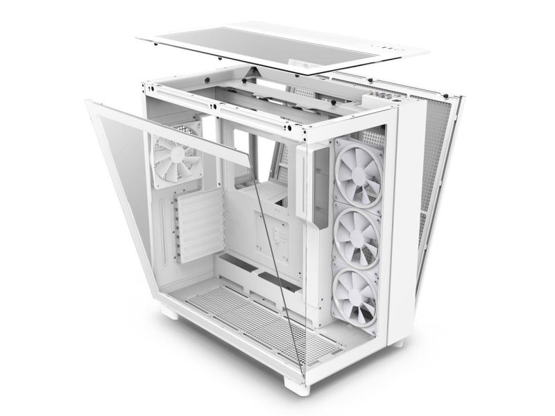 Кутия NZXT H9 Elite Matte White - Image 6