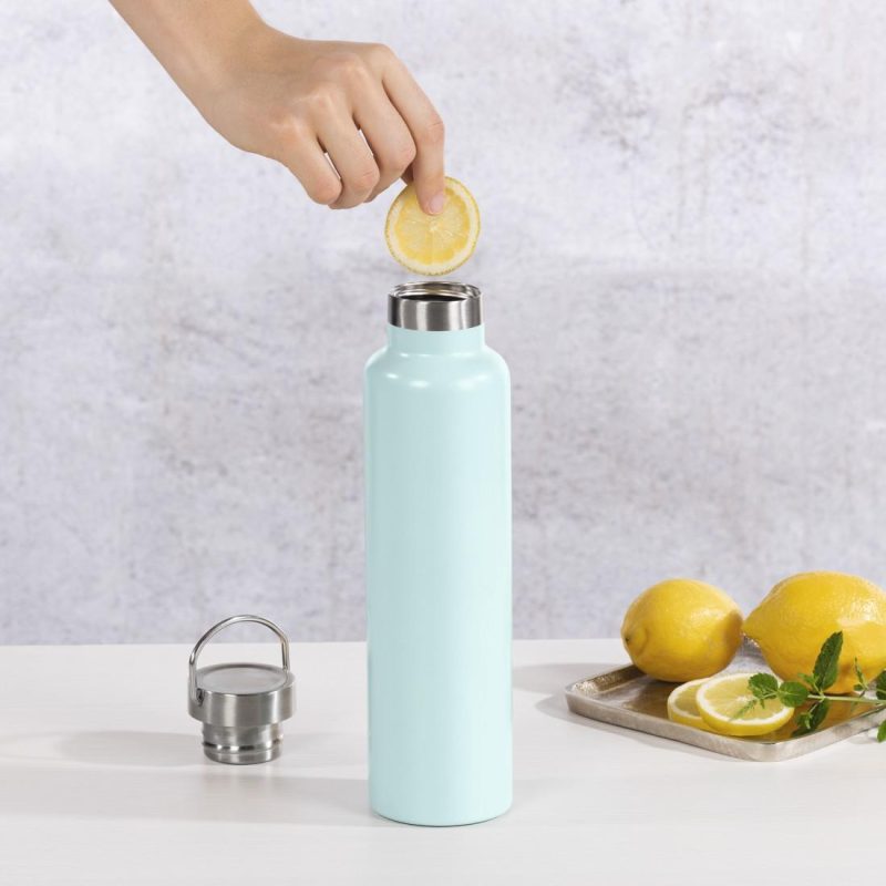 Бутилка за течности Xavax To Go, 750 ml,неръждаема стомана, двойна изолация, винтова капачка - Image 9