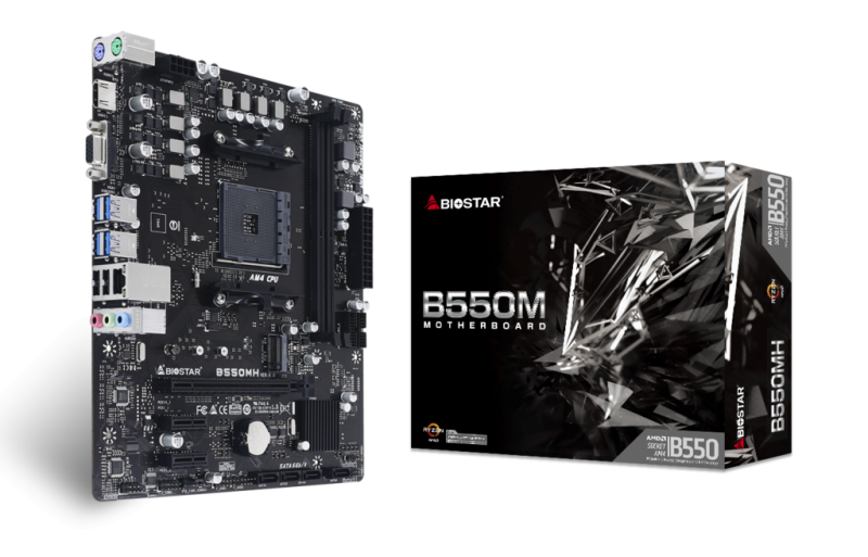 Дънна платка BIOSTAR B550MH, AMD B550, sock. AM4 - Image 2