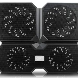 Охладител за лаптоп DeepCool Multi Core X6, 15.6", 2x140+100 mm, Черен - Image 3