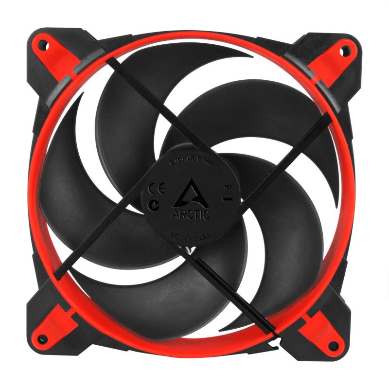Вентилатор ARCTIC BioniX P140 Red , 4 pin, 140 mm - Image 4
