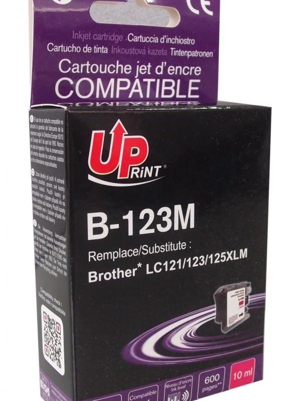 Мастилница UPRINT LC121/123/127 BROTHER, Magenta