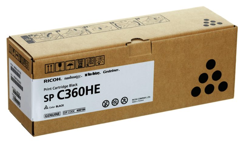 Тонер касета Ricoh SPC360HE, 7000 копия, Черен - Image 2
