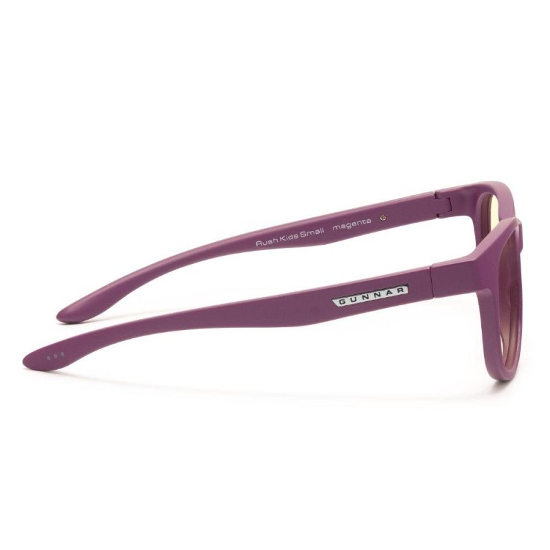 Детски компютърни очила GUNNAR Rush Kids Small, Amber Natural, Лилав - Image 3