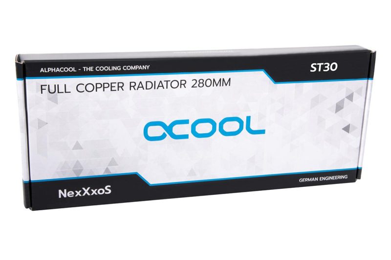 Радиатор Alphacool NexXxoS ST30 Full Copper 280mm Radiator V.2, White Special Edition - Image 9