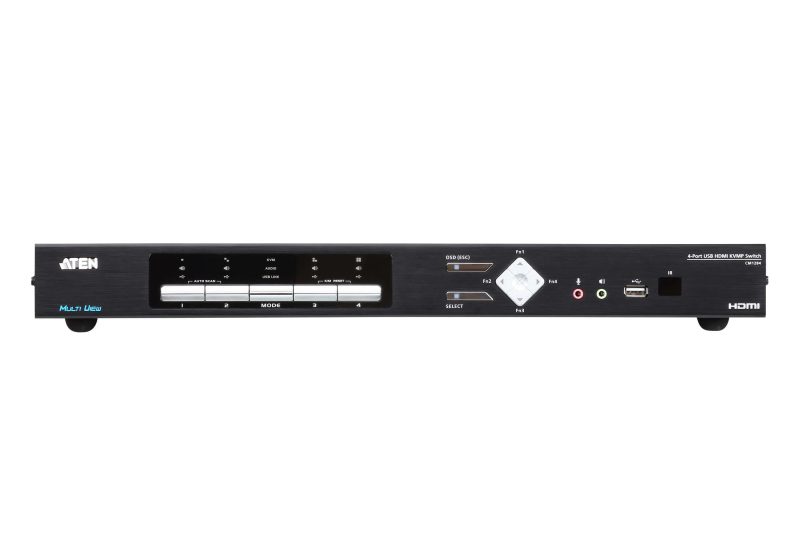 KVM превключвател ATEN CM1284-AT-G, 4 порта, USB, 4K, HDMI, Multi-View - Image 2