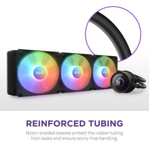 Охладител за процесор NZXT Kraken Elite 360 RGB Black, LCD Display - Image 6