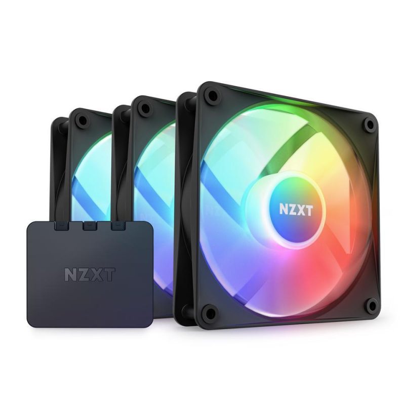 Комплект вентилатори NZXT F120 RGB Core, 3 x 120mm + RGB Контролер