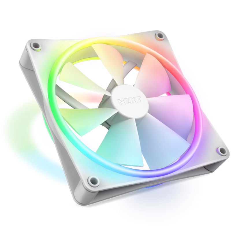 Вентилатор NZXT F140 RGB Duo, Бял - Image 2