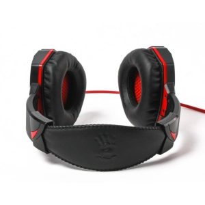 Геймърски слушалки A4TECH Bloody Combat G500, Микрофон, Черно/Червено - Image 2