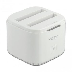 Станция Delock USB-C, За 2 x 2.5″ SATA HDD / SSD, Клониране