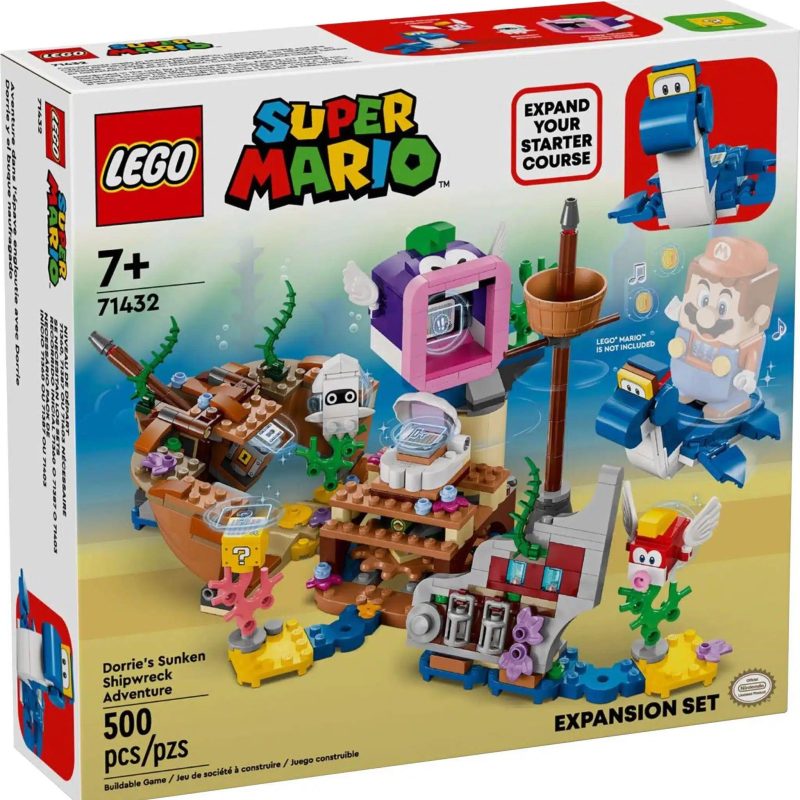 LEGO Super Mario - Dorrie's Sunken Shipwreck Adventure Expansion Set - 71432