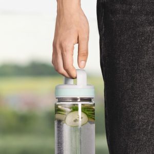 Бутилка за течности Xavax To Go, 900 мл,пластмаса, лека,прозрачна - Image 6