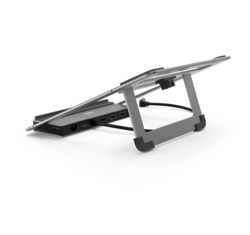 Докинг станция Hama "Connect2Office Stand" USB-C, Стойка за лаптоп, 12 порта - Image 2