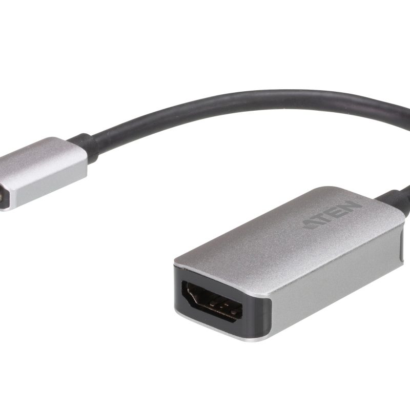 Адаптер ATEN UC3008A1, USB-C мъжко - HDMI женско, 4K, Черен
