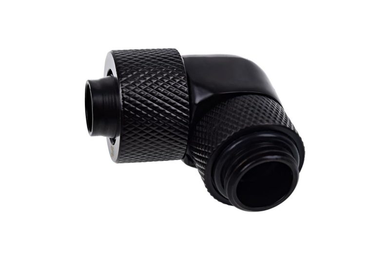 Фитинг Alphacool Eiszapfen, Удължител, 90°, 13/10mm, G1/4, Черен мат - Image 2