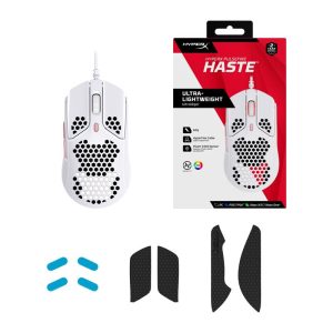 Геймърска мишка HyperX Pulsefire Haste, RGB, USB 2.0, Бял/Розов - Image 6