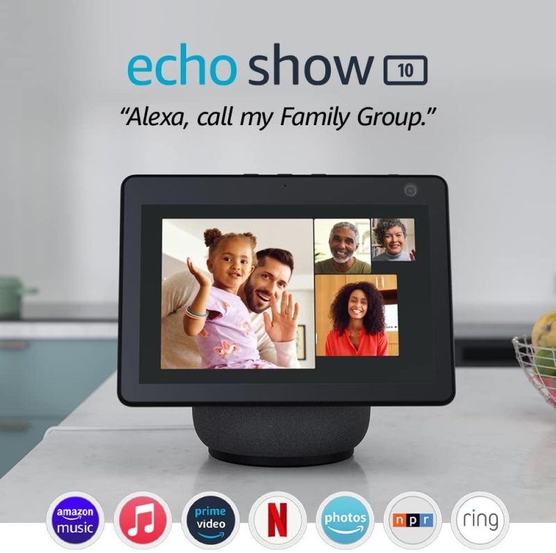 Смарт тонколона Amazon Echo Show 10 (Gen 3), Сензорен екран, Гласов асистент, Черна - Image 6