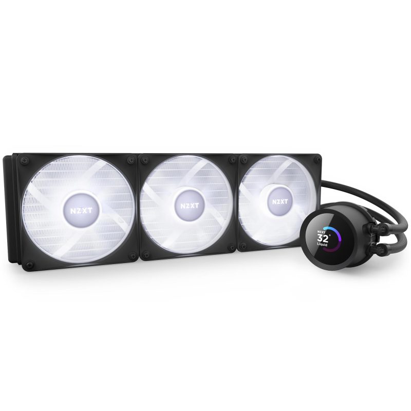 Охладител за процесор NZXT Kraken 360 RGB Black, LCD Display - Image 10