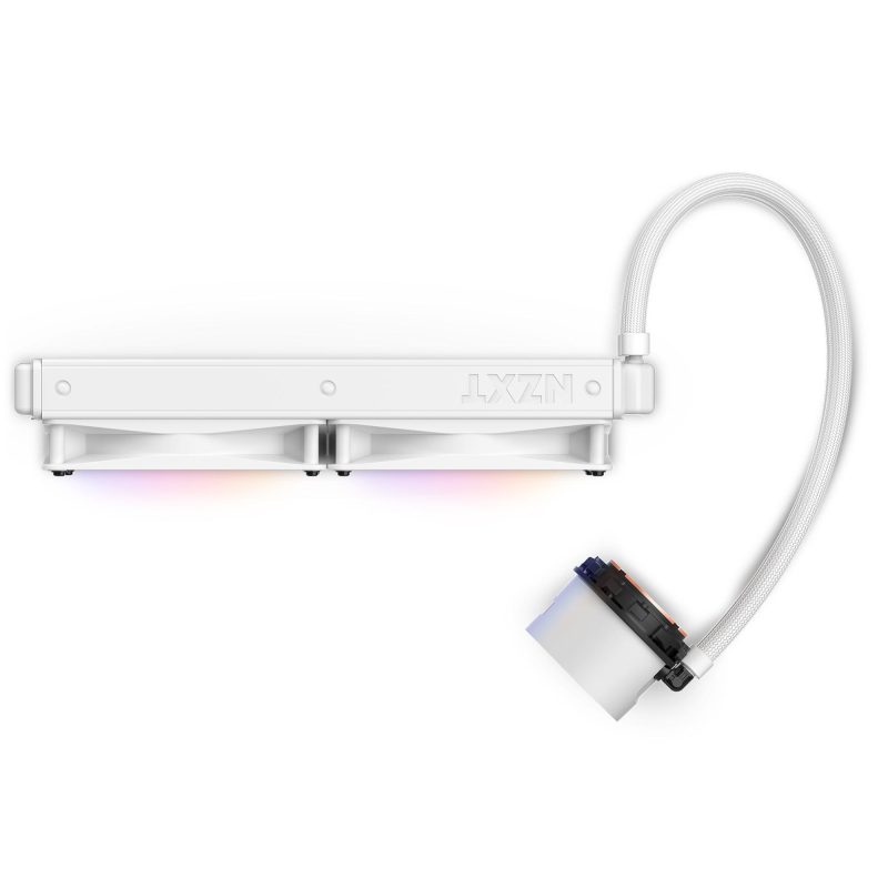 Охладител за процесор NZXT Kraken 280 RGB White, LCD Display - Image 12