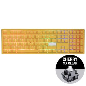 Геймърскa механична клавиатура Ducky One 3 Yellow Full-Size, Cherry MX Clear - Image 2