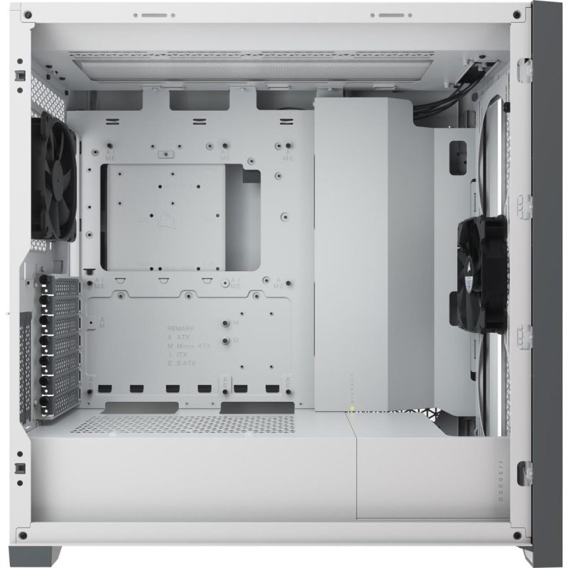 Кутия Corsair 5000D Airflow Mid Tower, Tempered Glass, Бяла - Image 4