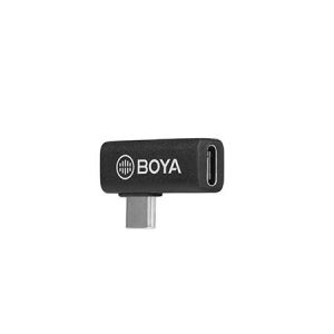 Адаптер BOYA USB-C женско към мъжко, Ъглов, Черен - Image 3