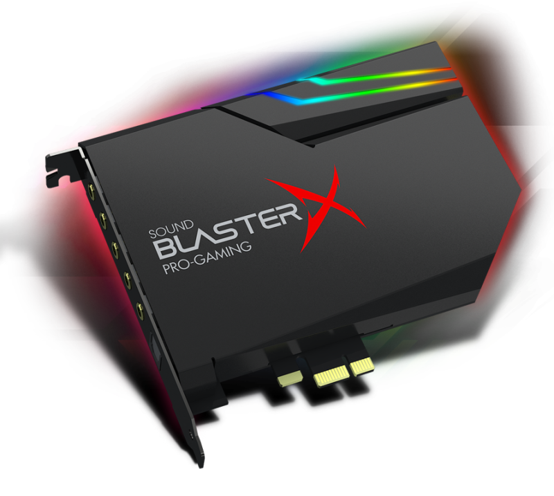 Звукова карта Creative Sound Blaster X AE-5, 7.1, DAC + RGB AURORA LIGHTING - Image 2