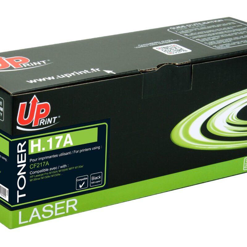 Тонер касета UPRINT CF217A, HP LJ Pro M102/M130, 1600 k, Черен