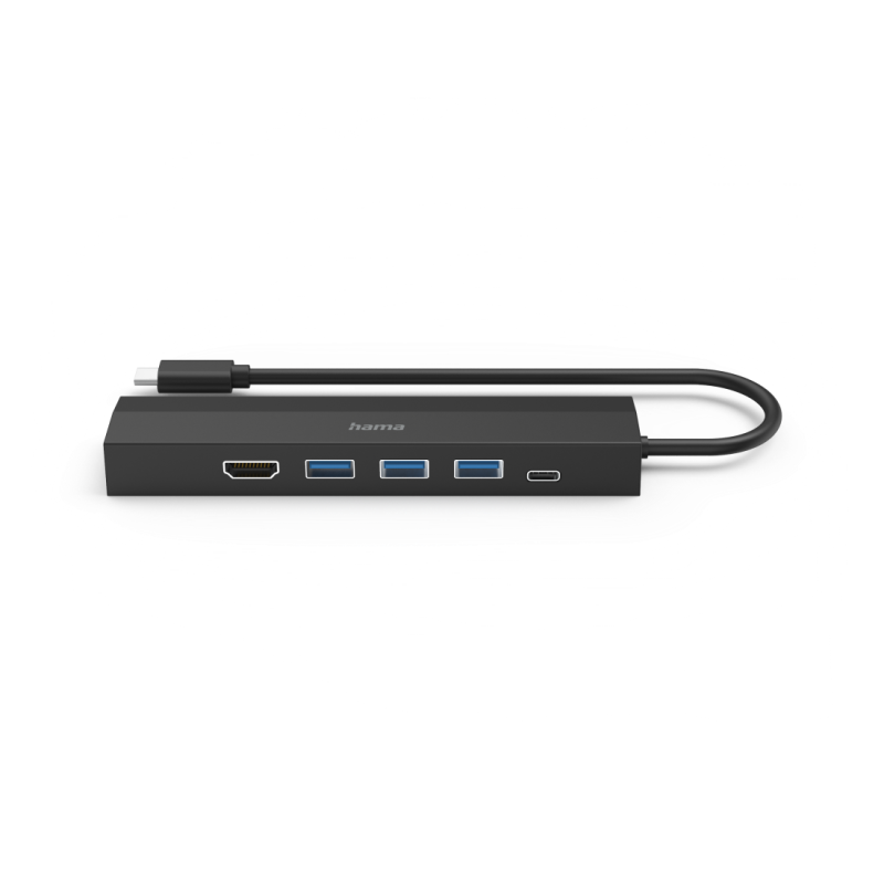 USB-C хъб HAMA, мултипорт, 6 порта, 3 x USB-A, USB-C, HDMI, LAN/Ethernet - Image 3
