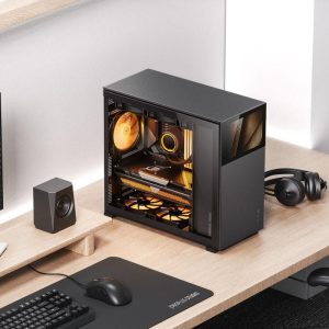 Кутия Jonsbo D41 Screen TG, mATX, Черна - Image 10