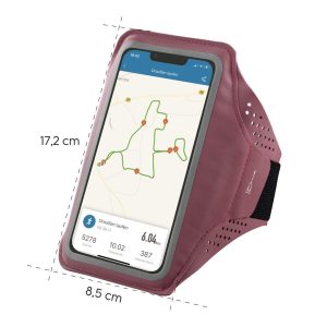 Спортен калъф за ръка HAMA Finest Sports, За телефони XL, Розов - Image 8