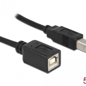 Кабел Delock USB-B мъжко - USB-B женско, 5 м, USB2.0 - Image 2