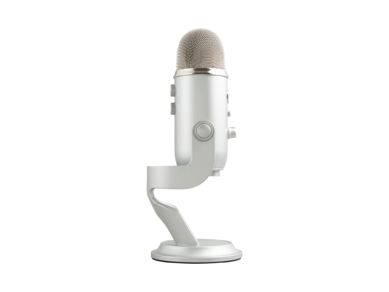 Настолен микрофон Logitech Blue YETI - Silver - Image 4