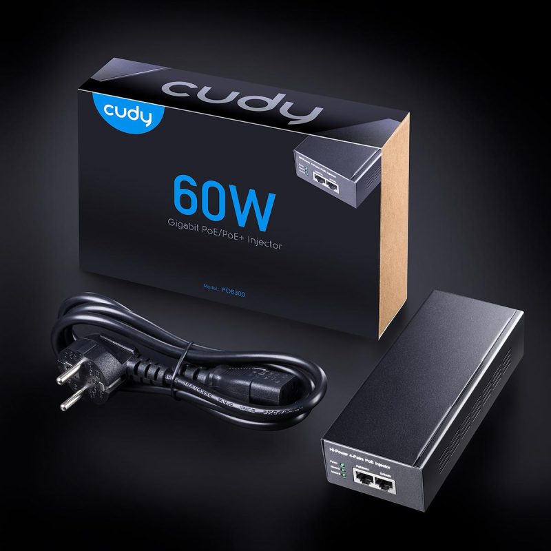 PoE инжектор Cudy POE300, Gigabit PoE+/PoE, 60W,метална кутия - Image 5