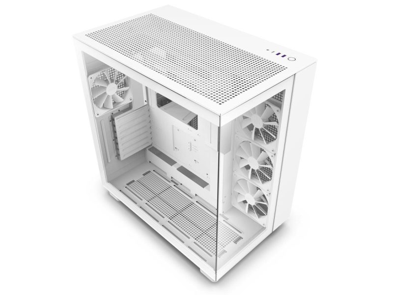 Кутия NZXT H9 Flow Matte White - Image 3