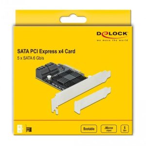 Контролер Delock SATA PCI Express Card - 5 ports - Image 6