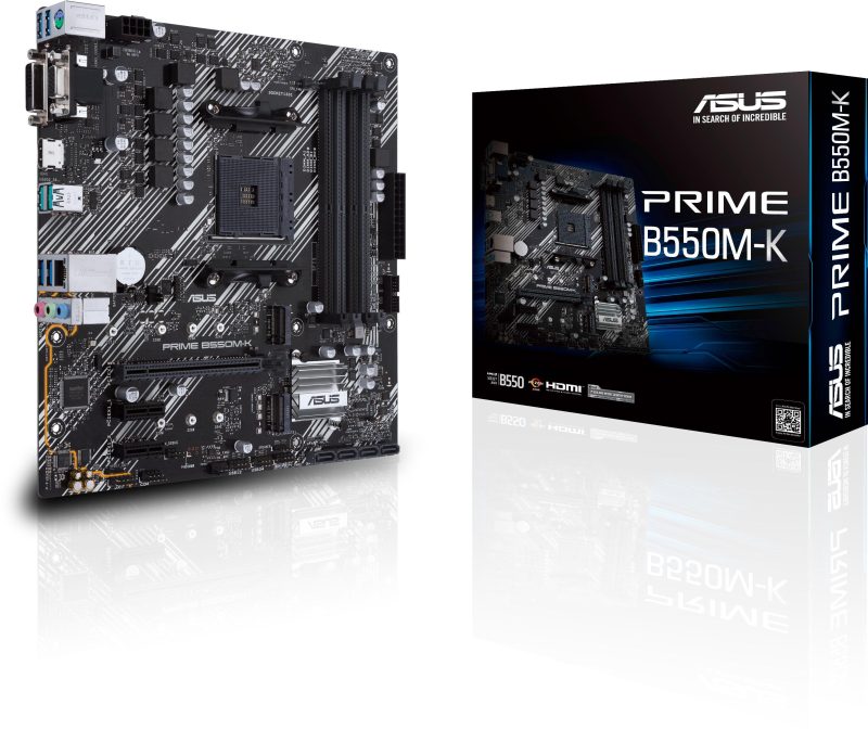 Дънна платка ASUS Prime B550M-K, socket AM4 - Image 2