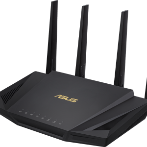 Безжичен рутер ASUS RT-AX58U V2, AX3000 Dual Band WiFi 6 (802.11ax), MU-MIMO, IPv6, OFDMA, AiMesh, AiProtection Pro, 2402 Mbps