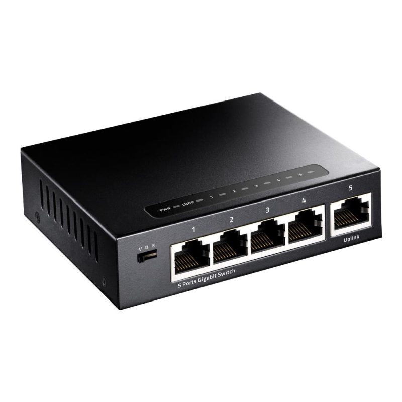 Суич Cudy GS105, 5 портов, 10/100/1000, Auto-MDI/MDIX - Image 2