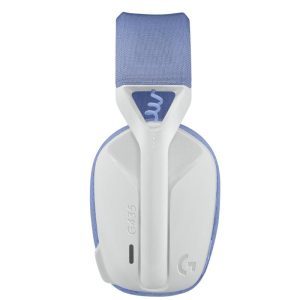 Геймърски безжични слушалки Logitech G435 Lightspeed Wireless, Микрофон, Бял - Image 5