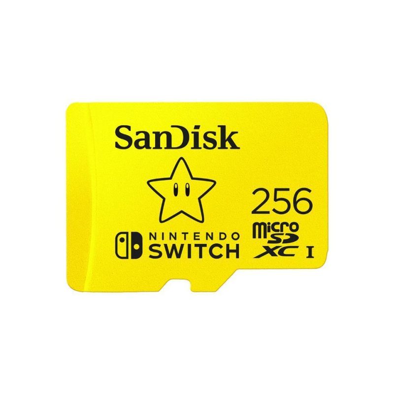 Карта памет SanDisk for Nintendo Switch, microSDXC UHS-I, 256GB, До 100MB/s