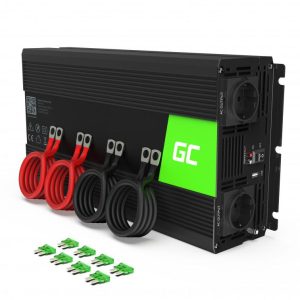 Инвертор GREEN CELL, 12/220V, DC/AC, 3000W/6000W, Модифицирана синусоида