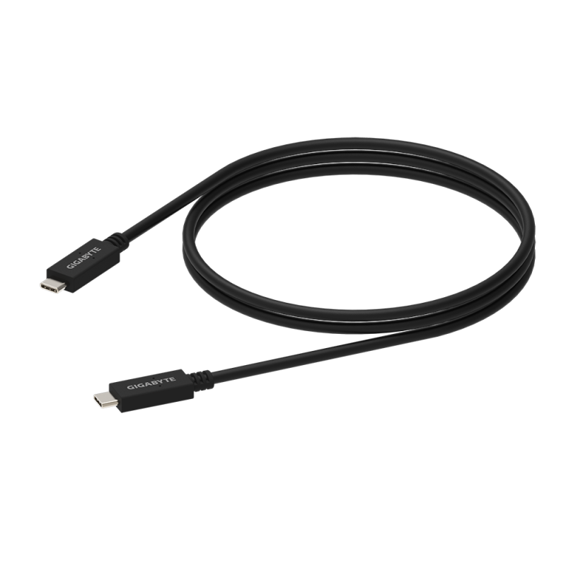 Кабел GIGABYTE USB Type-C мъжко към USB Type-C мъжко  3.2Gen, 1 м 10Gbp/s - Image 2