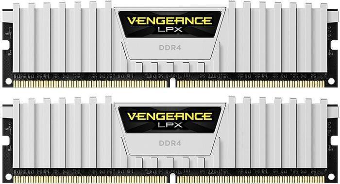 Памет Corsair Vengeance LPX White, 32GB(2x16GB), DDR4, 3200MHz, CMK32GX4M2E3200C16W